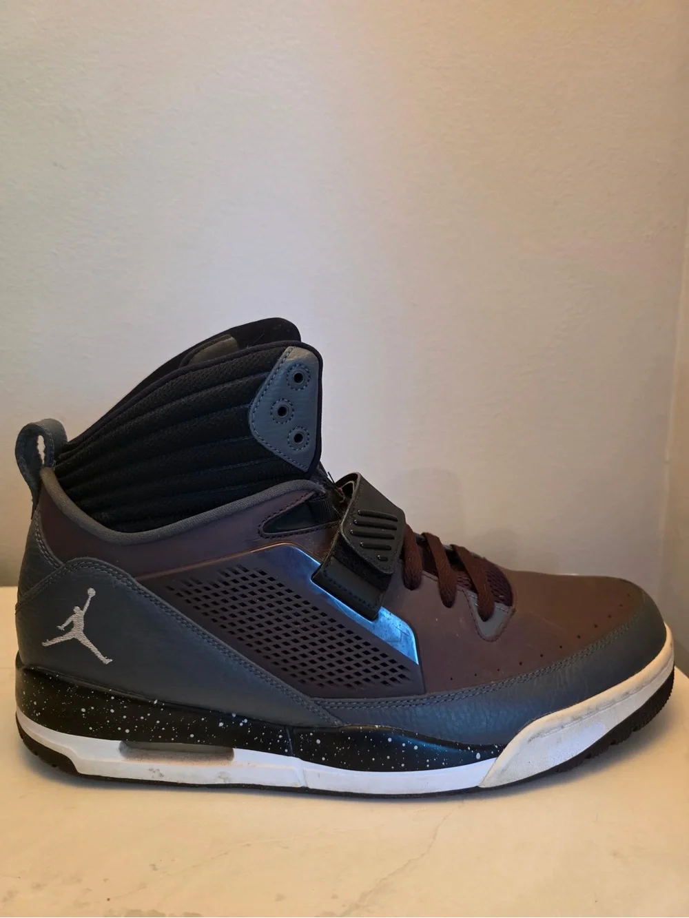 Jordan Flight 97 Deep Burgundy Wolf Grey